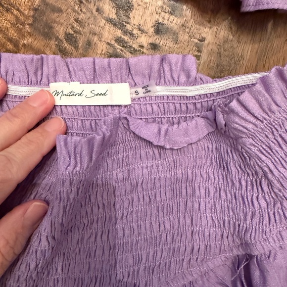 Lavender Ruffled Women's Set - Picture 2 of 4